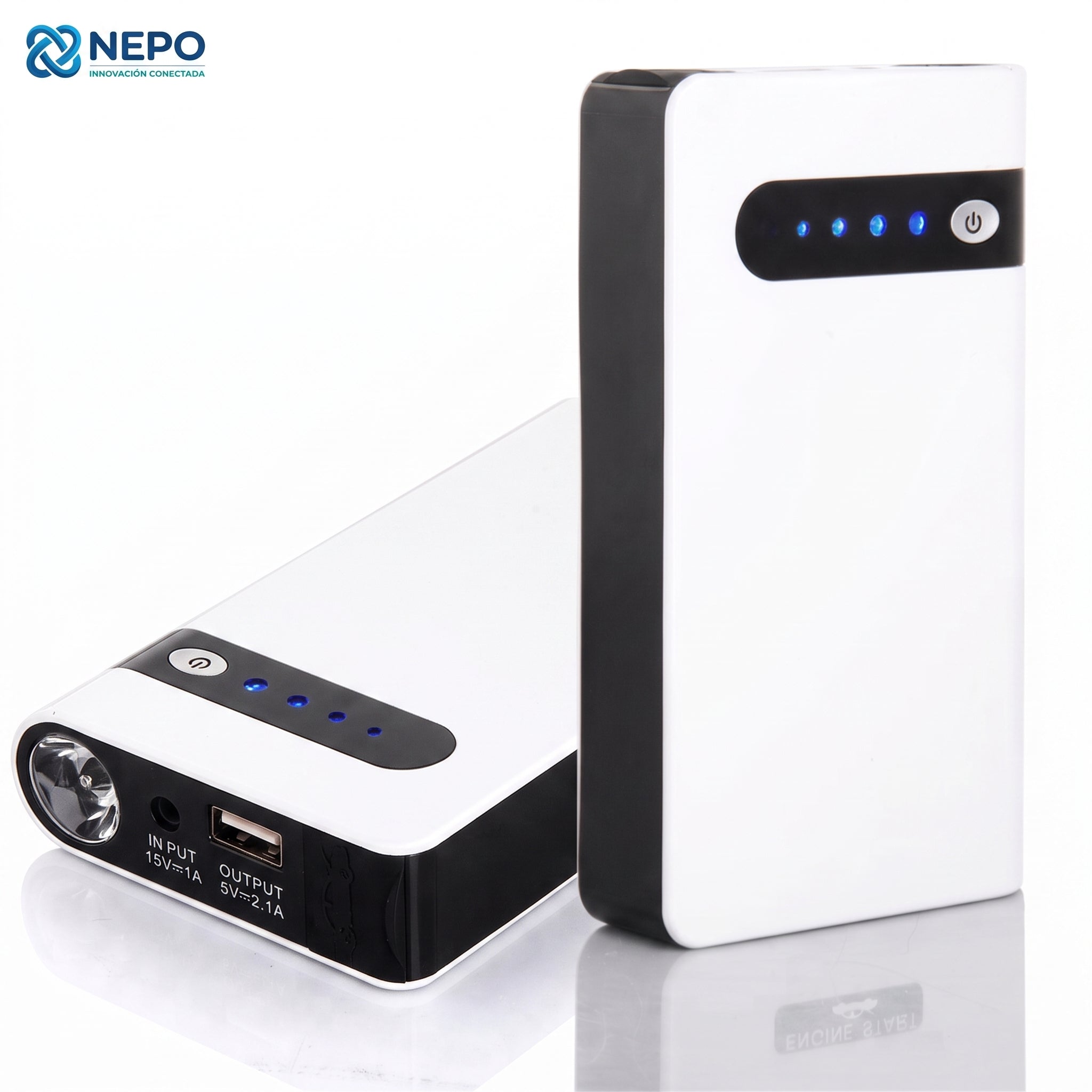 Arrancador De Auto Moto Portatil Powerbank 20000mah Estuche