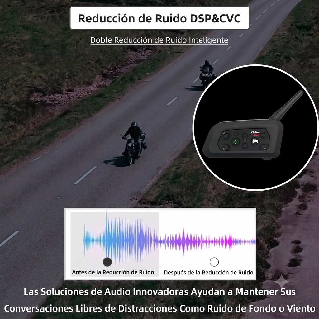 Intercomunicador Bluetooth Audífono Para Cascos De Moto Nepo