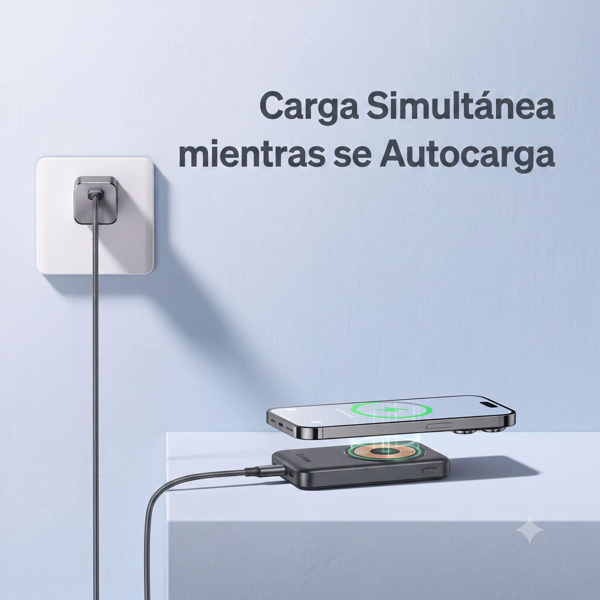 Powerbank Magsafe Ultrarápido Magnetico Ultrafino 5000mah