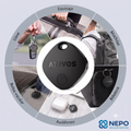 Rastreador GPS Inteligente Atuvos FindMy , IP67 (reistente al polvo y agua), bateria intercambiable C