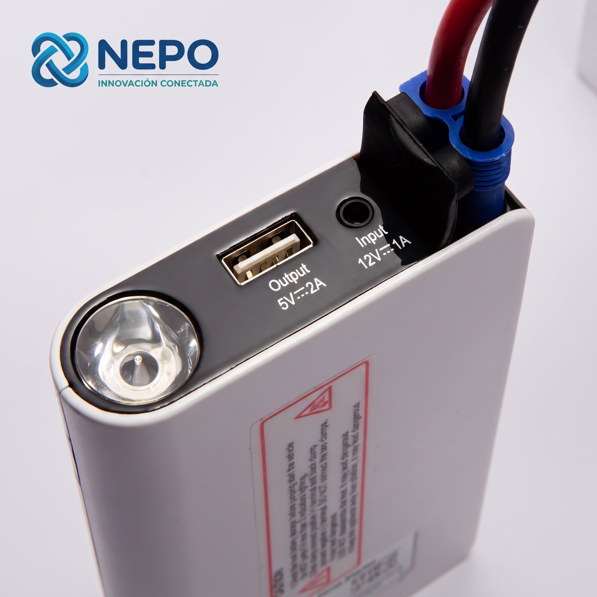 Arrancador De Auto Moto Portatil Powerbank 20000mah Estuche