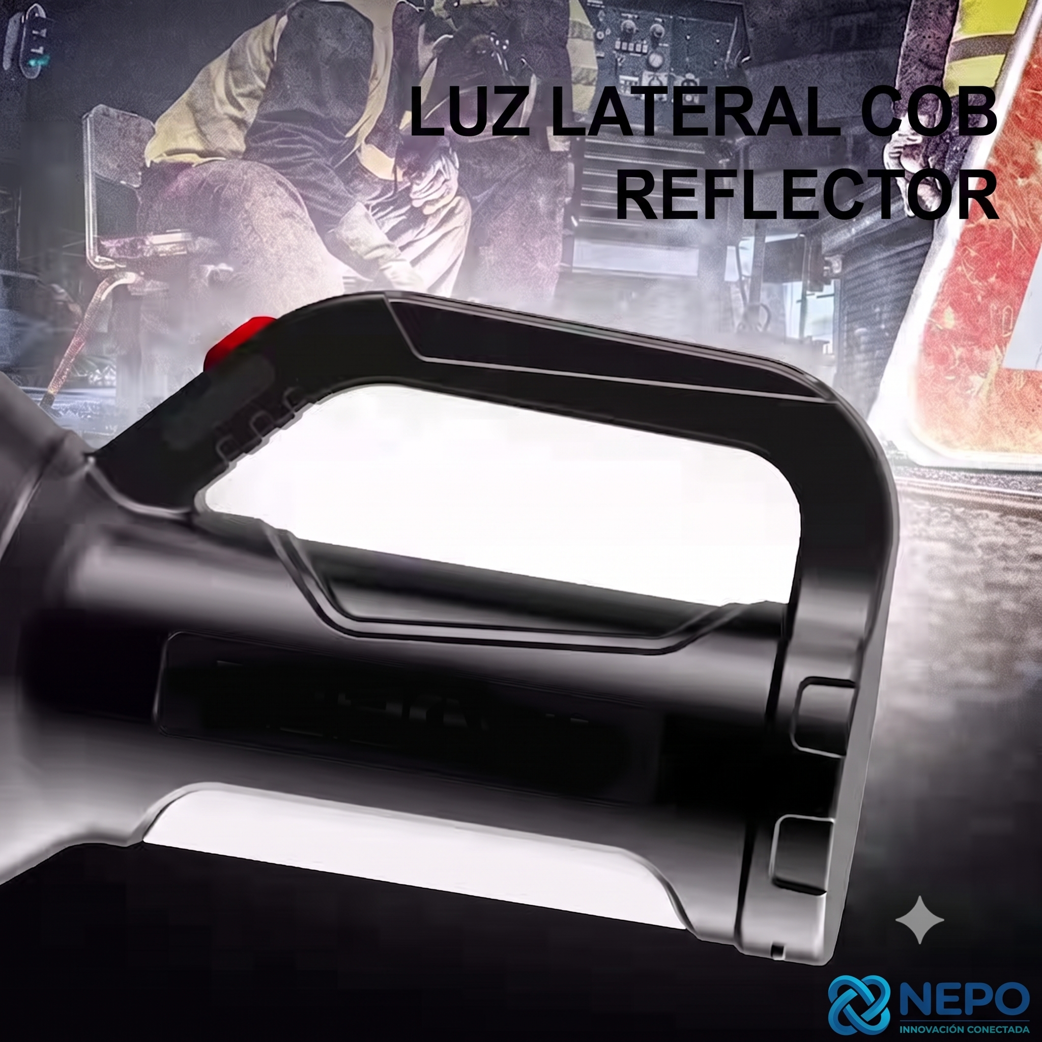 Linterna Led Recargable Panel Lateral Led Nepo Xq-1 5000lm