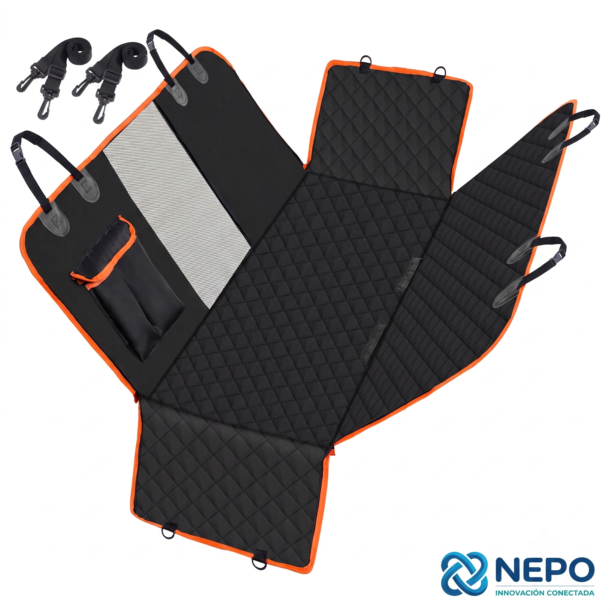 Funda Para Asiento De Coche Protector De Perro, Impermeable