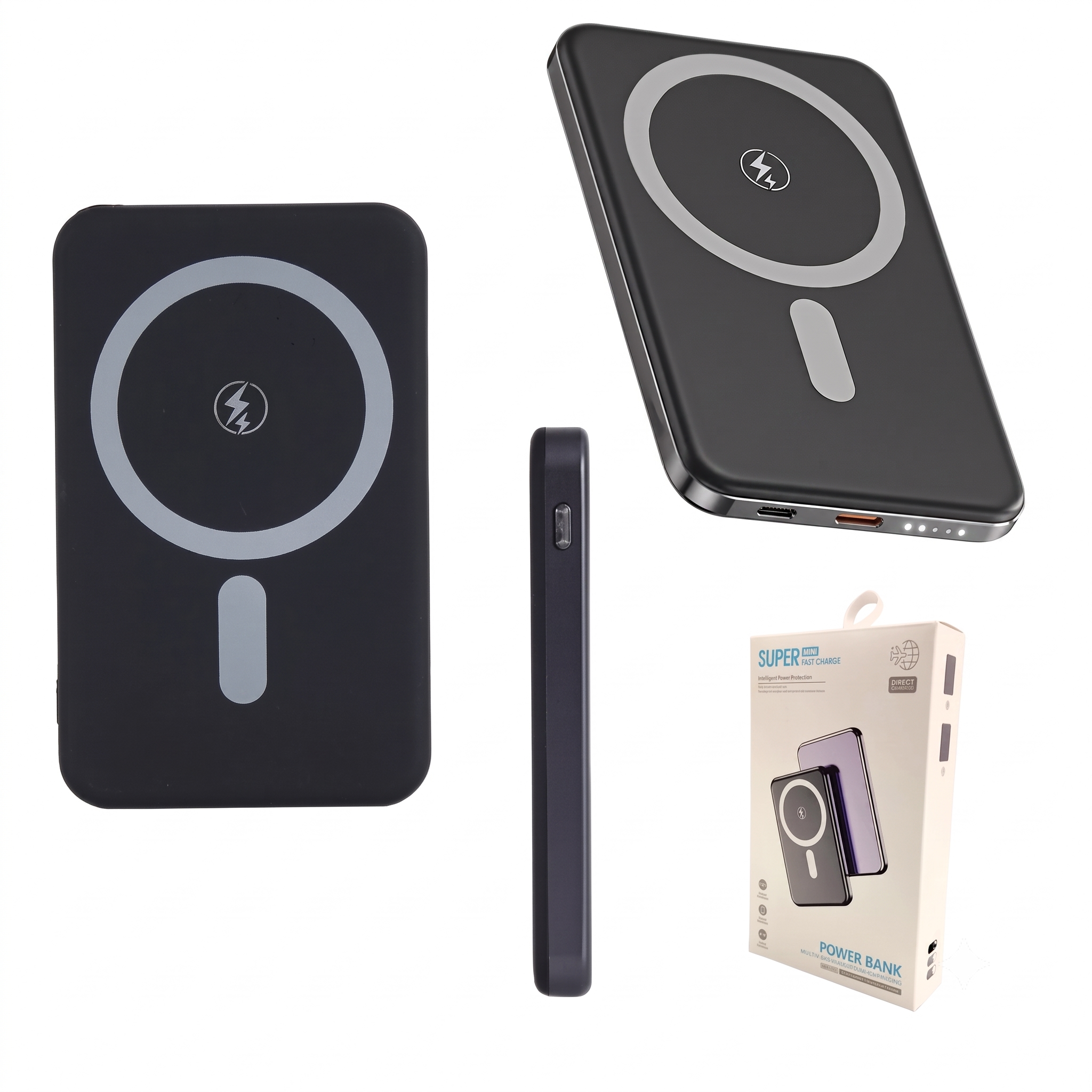 Powerbank Magsafe Ultrarápido Magnetico Ultrafino 5000mah