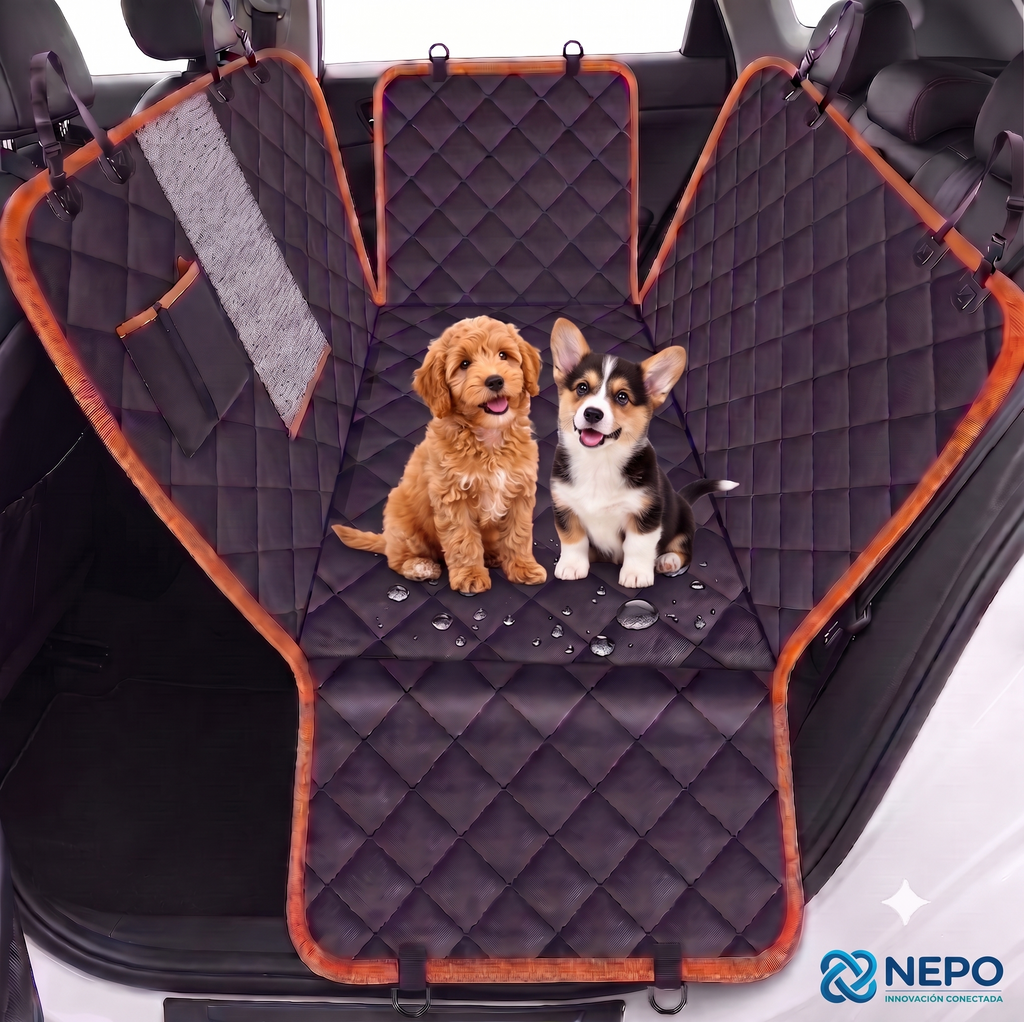 Funda Para Asiento De Coche Protector De Perro, Impermeable