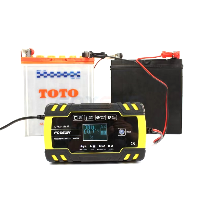 Cargador Bateria Portátil Inteligente 12v8a-24v4a Automatico