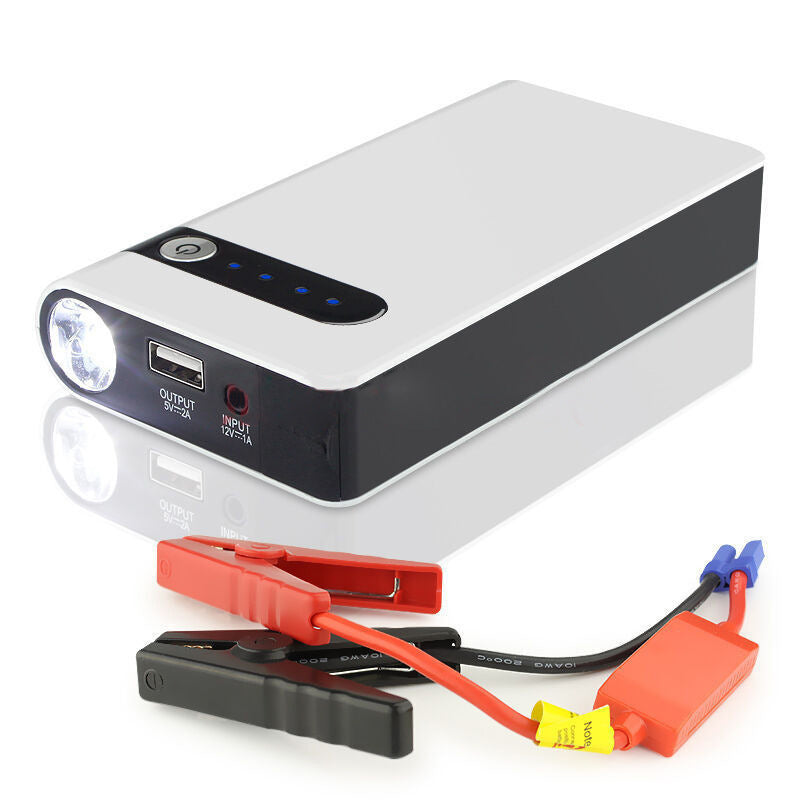 Arrancador De Auto Moto Portatil Powerbank 20000mah Estuche