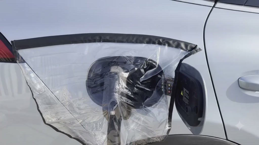 Cubierta Impermeable en PVC para puerto de carga EV, a prueba de polvo u lluvia